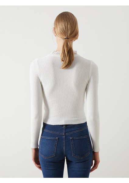 Yeni Sezon Dik Yaka Kadın Triko Kazak fırsatları