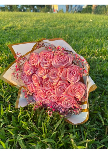 19'lu Solmayan Pembe Gül Buketi indirimleri