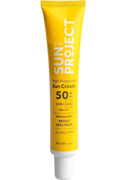 The Sun Project Yüksek Korumalı Hibrit Güneş Kremi High Protection Hybrid Sun Cream 50+ Spf Pa++++ 40 ml