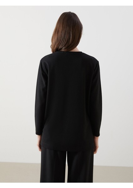 Yeni Sezon Bisiklet Yaka Düz Loose Diz Üstü Kadın Tunik fırsatları