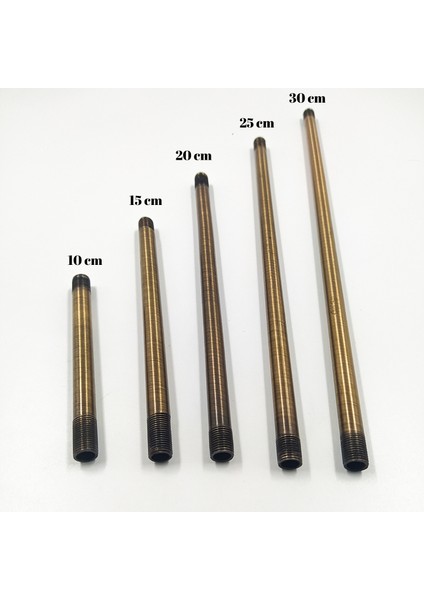 Dekoratif Avize Abajur Masa Lambası Uzatma Borusu Eskitme Renk 10 cm modelleri