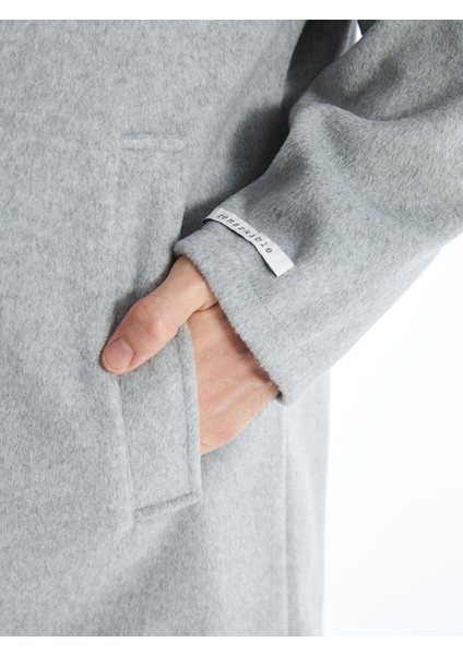 Yeni Sezon Standart Kalıp Ceket Yaka Erkek Kaşe Kaban modelleri