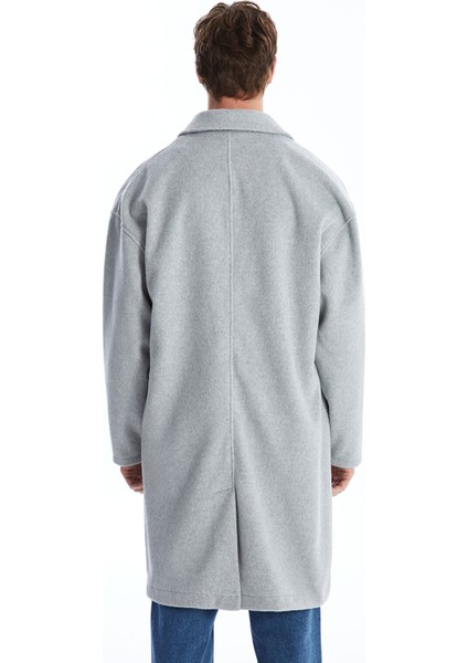 Yeni Sezon Standart Kalıp Ceket Yaka Erkek Kaşe Kaban indirimleri