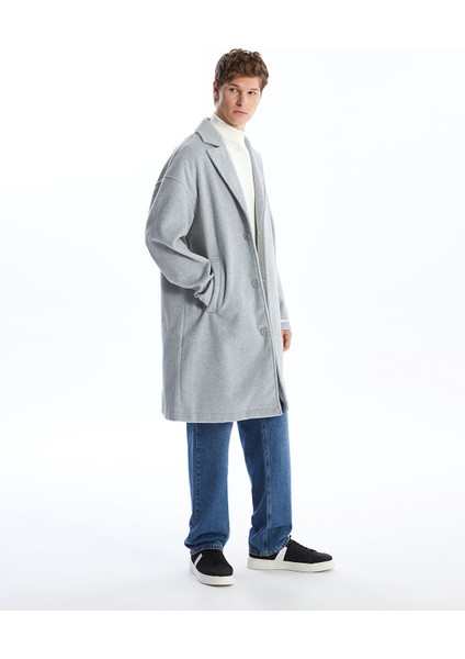 Yeni Sezon Standart Kalıp Ceket Yaka Erkek Kaşe Kaban fiyatları