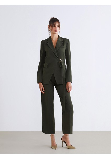 Yeni Sezon Kruvaze Yaka Kadın Blazer Ceket fiyatları