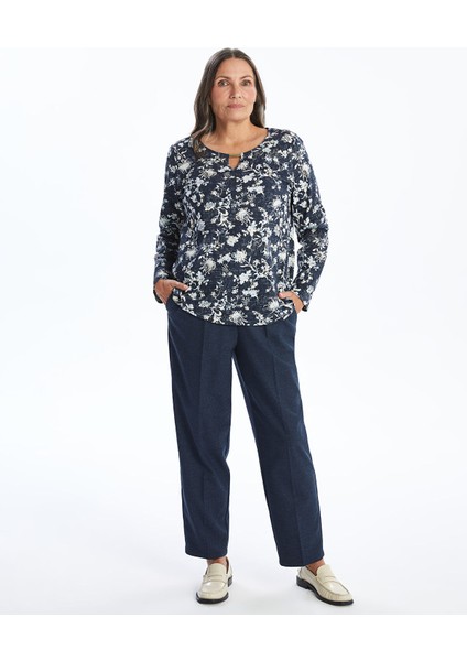 Yeni Sezon Beli Lastikli Kadın Pantolon