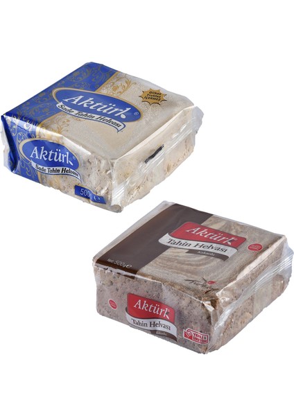 Helva 500 gr Sade ve Kakaolu 2 Li Paket