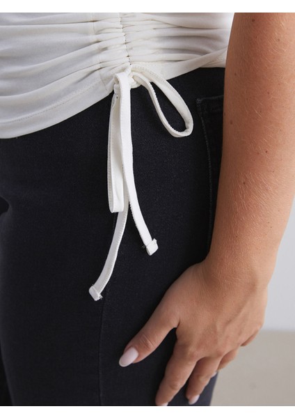 Yeni Sezon Büyük Beden Kare Yaka Büzgülü Kadın Atlet 2'li indirimleri