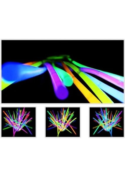 Karanlıkta Parlayan 20CM Fosforlu Kırılan Çubuk (100 Adet) fiyatları