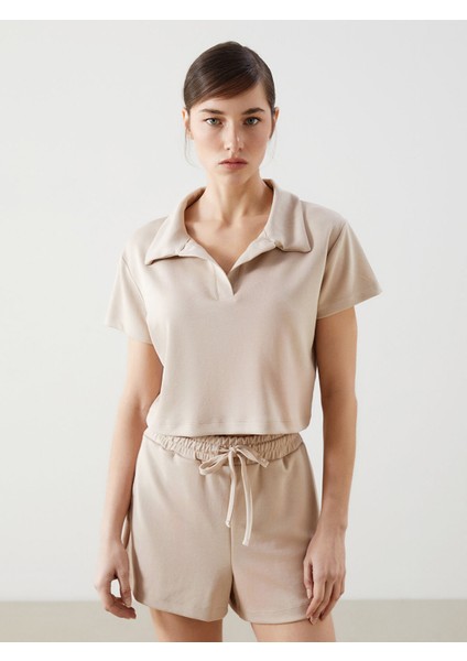 Yeni Sezon Polo Yaka Kadın Tişört