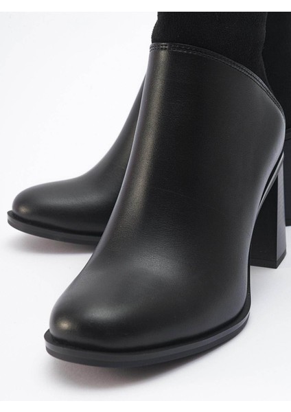 Topuklu Siyah Kadın Bot & Bootie 169-1012 fiyatları