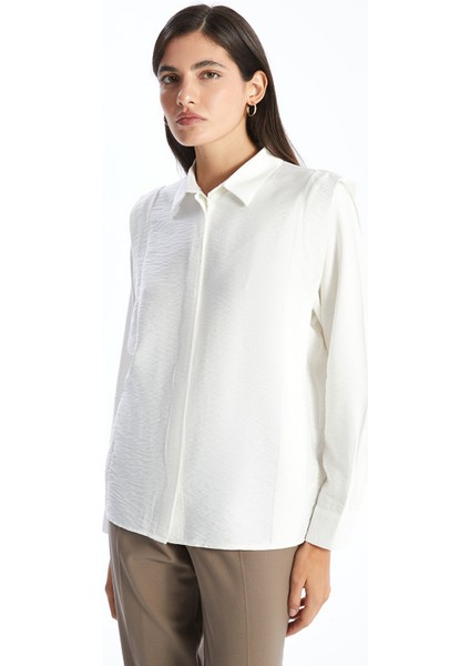 Yeni Sezon Dokulu Kadın Gömlek