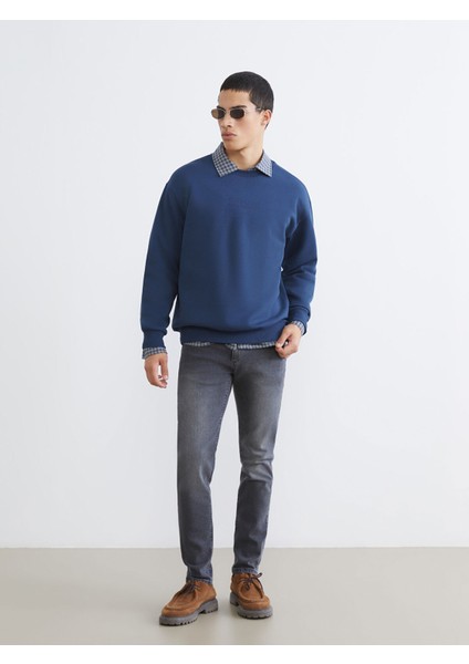 Yeni Sezon Bisiklet Yaka Erkek Sweatshirt fiyatları