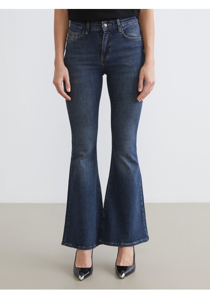Yeni Sezon Flare Kadın Jean Pantolon fiyatları