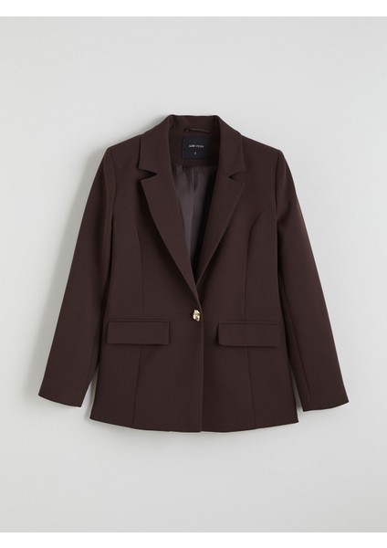 Yeni Sezon Krep Kadın Blazer Ceket