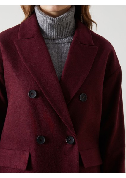 Yeni Sezon Ceket Yaka Kadın Kaşe Kaban modelleri