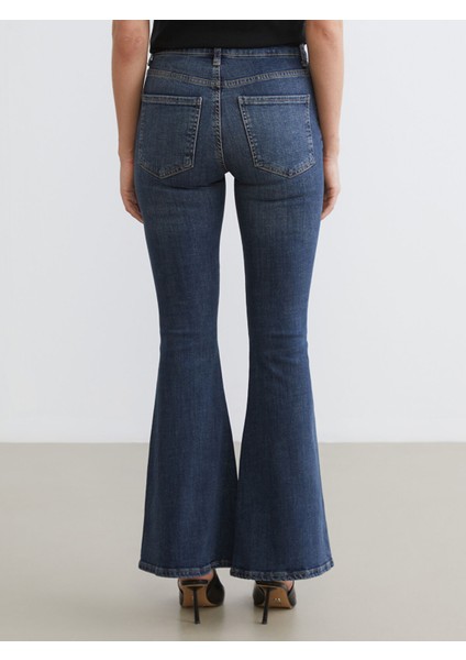 Yeni Sezon Flare Kadın Jean Pantolon fırsatları
