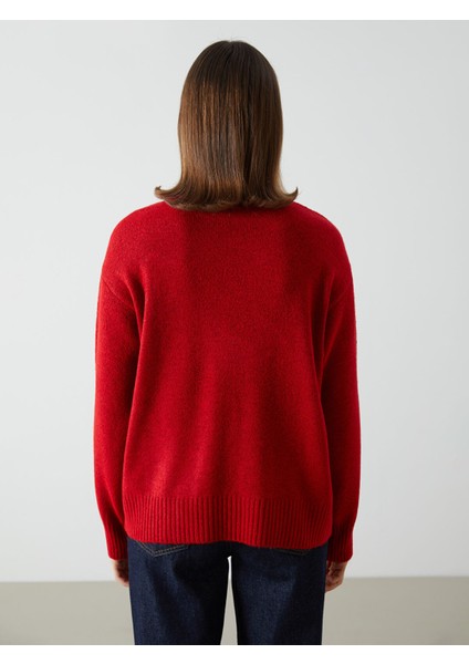 Yeni Sezon Dik Yaka Kadın Triko Kazak fırsatları