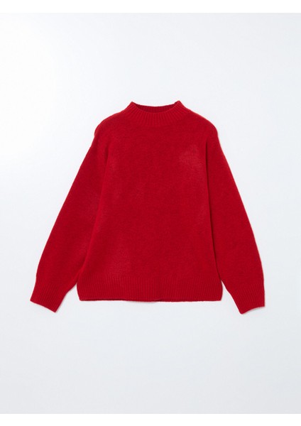 Yeni Sezon Dik Yaka Kadın Triko Kazak indirimleri