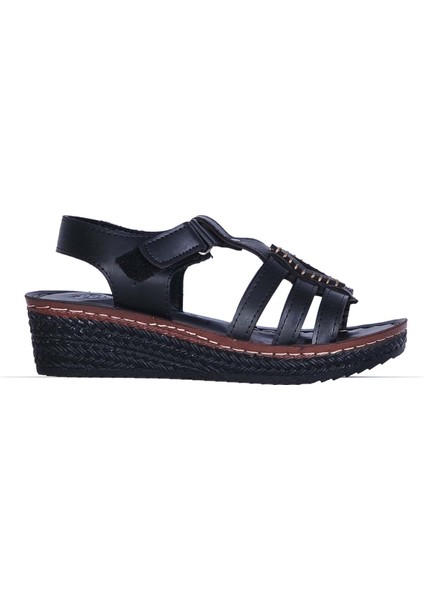 Moda Ayakkabı 184 Polero Dolgu Topuk Kadın Yazlık Sandalet fiyatları