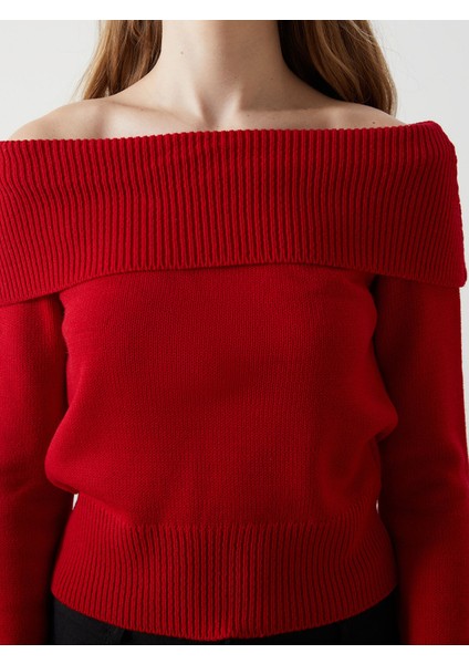 Yeni Sezon Kayık Yaka Kadın Triko Kazak modelleri