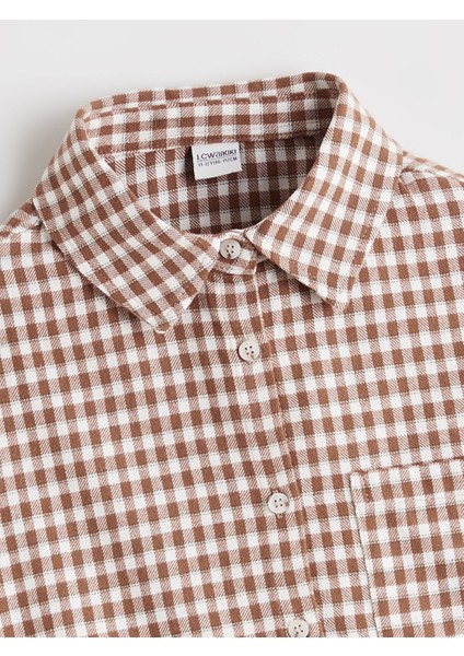 Yeni Sezon Ekose Kız Çocuk Gömlek fırsatları