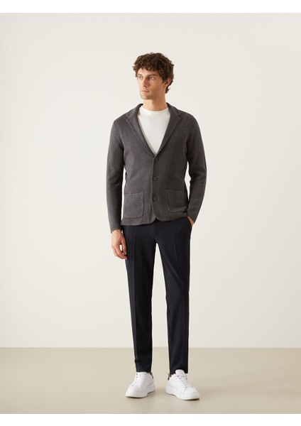 Yeni Sezon Standart Kalıp Şal Yaka Erkek Triko Hırka fiyatları