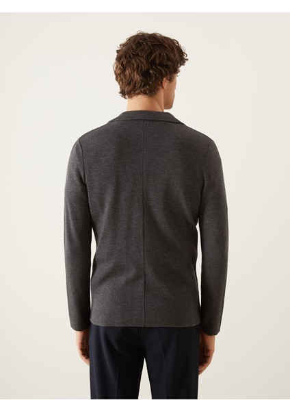 Yeni Sezon Standart Kalıp Şal Yaka Erkek Triko Hırka fırsatları