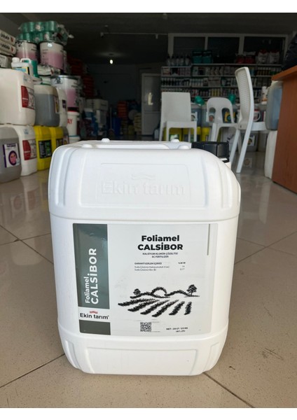 Foliamel Calsibor 20 Lt – Bitki Gelişimi – Meyve Kalitesi – Sıvı Kalsiyum & Bor Gübre