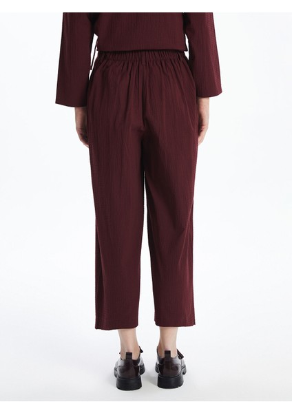 Yeni Sezon Beli Lastikli Dokulu Kadın Pantolon fırsatları