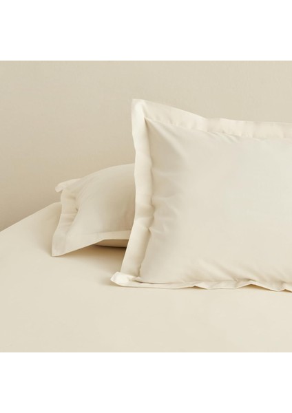 2&apos;li Yastık Kılıfı Ekru 50X70 cm