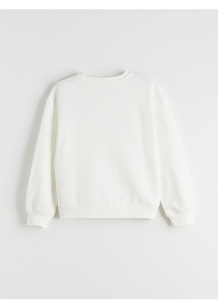 Yeni Sezon Boncuk Detaylı Kız Çocuk Sweatshirt modelleri