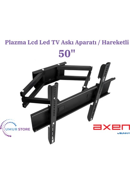 AX50FIL403 UHD Android Smart 126/127 Ekran LCD LED Tv Hareketli Duvar Askı Aparatı