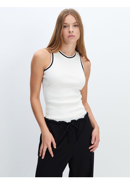 Yeni Sezon Bisiklet Yaka Dokulu Kadın Atlet