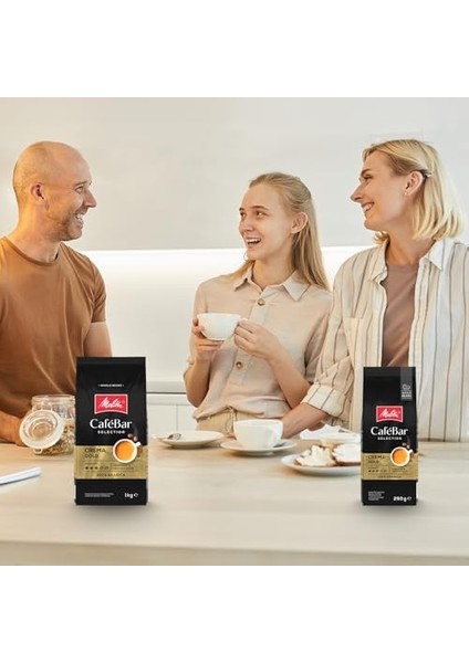 Melitta Cafebar Selection Crema Gold Çekirdek Kahve 250GR fiyatları
