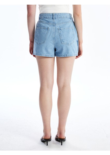 Yeni Sezon Standart Fit Kadın Jean Şort Etek fırsatları