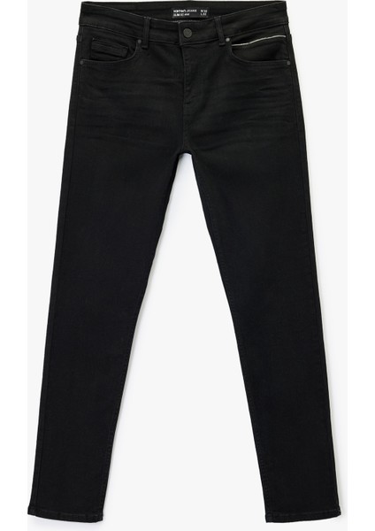 Pamuklu Normal Bel 5 Cepli Skinny Fit Jean Pantolon