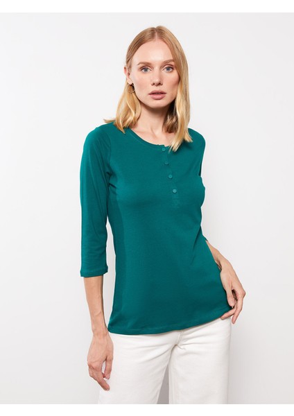 Yeni Sezon Bisiklet Yaka Düz Pamuklu Kadın Tişört fiyatları