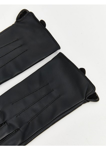 Yeni Sezon Deri Görünümlü Kadın Eldiven fiyatları