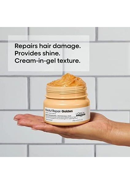 L&apos;oréal Professionnel Paris Serie Expert Absolut Repair Yıpranmış Saçlar Için Onarıcı Altın Maske 250ML