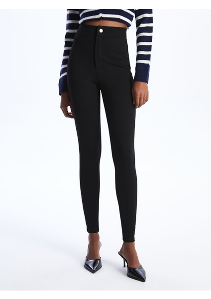 Yeni Sezon Beli Lastikli Kadın Tayt Pantolon modelleri