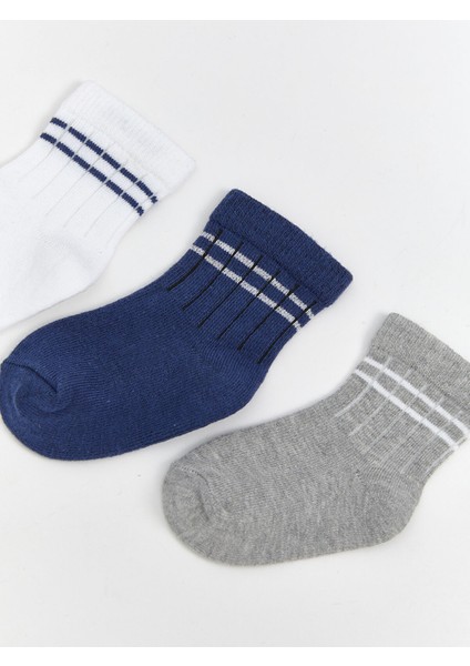 Yeni Sezon Desenli Erkek Çocuk Soket Çorap 3'lü fiyatları