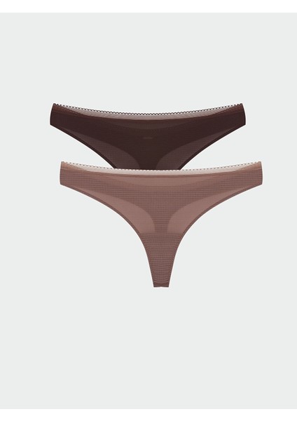 Yeni Sezon Düz Tanga Külot 2'li
