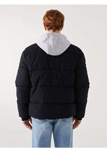 Yeni Sezon Rahat Kalıp Kapüşonlu Erkek Şişme Mont indirimleri