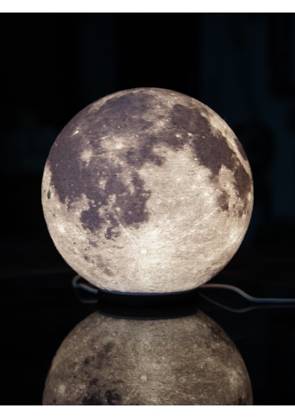 Moonglow Sphere Lamp – Ay Yüzeyi LED Masa Lambası fiyatları