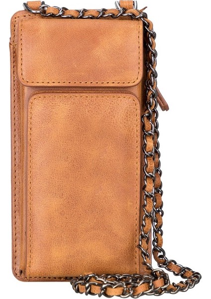 Avjin 6.9 Inch Uyumlu Deri Kılıf Cüzdan Askılı TN11 Taba fırsatları