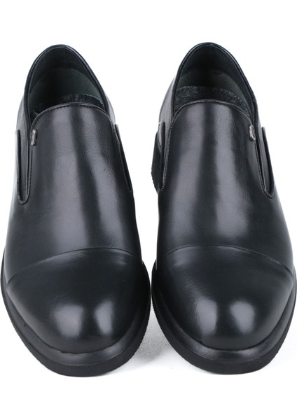 71138-1 Siyah Günlük Erkek Deri Ayakkabı modelleri