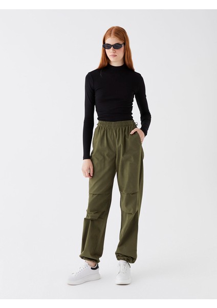 Yeni Sezon Beli Lastikli Rahat Kalıp Kadın Pantolon modelleri