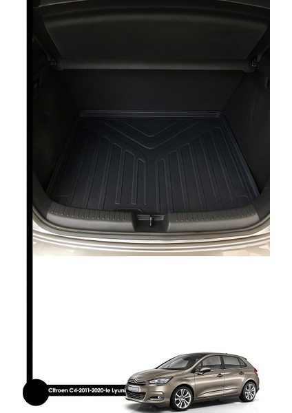 Citroën C4 2010–2020 Uyumlu 3D Bagaj Havuzu Premium fırsatları