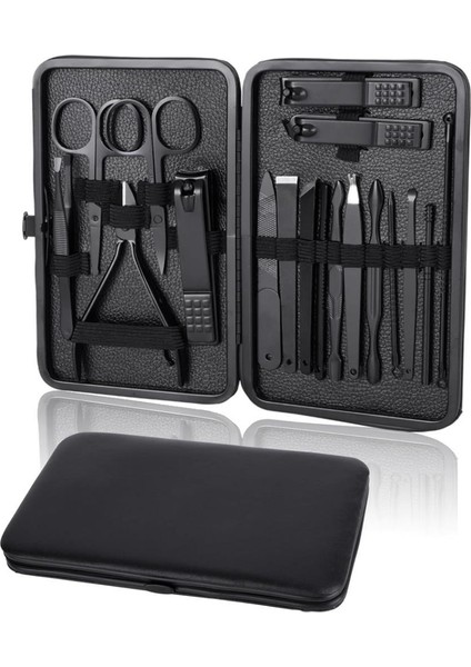 Paslanmaz Çeli̇k 18IN1 Profesyonel Mani̇kür Tirnak Bakim Seti̇ fırsatları